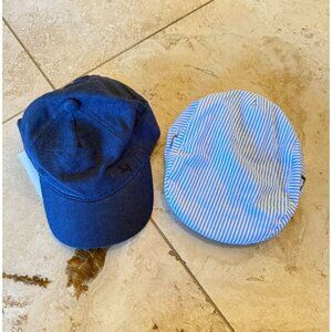 Janie + Jack Baby Baseball Cap & Newsboy Hat Bundle  New With Tags  Cotton Blend